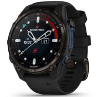 Смарт часы Garmin Descent™ Mk3i, Carbon grey DLC titanium with black silicone band (010-02752-11)