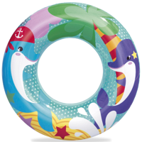 Cerc gonflabil „Aventuri pe mare”, D51 cm, 3 modele, 3-6 ani