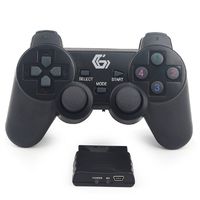 Wireless Gamepad GMB JPD-WDV-01, 4 axes, D-Pad, 2 mini joysticks, 12 buttons, 2xAA, Dual vibration