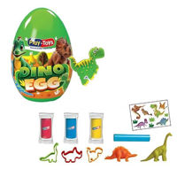 Set de creație Play Toys 4346 Set de modelare în ou, Dinozauri