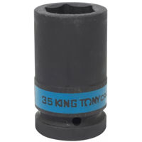 Набор головок, бит, насадок King Tony 843535M головка торцевая ударная глубокая 1" 35мм