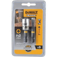Набор головок, бит, насадок DeWalt DT70535T Set capete de insurubat PZ2 50mm IR Torsion cu fixator magnetic (2 buc)
