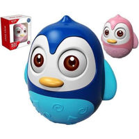 Игрушка Promstore 44046 Неваляшка Пингвин синий, розовый