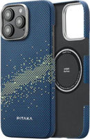 Чехол для смартфона Pitaka StarPeak Luminous for iPhone 16 Pro（Milky way galaxy (KI1603PMYG)