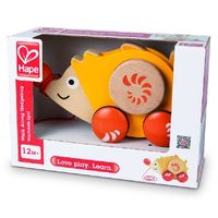 Hape Деревянная игрушка каталка Ежик