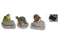 Статуэтка "Черепаха, лягушка, улитка на камне" меняющие цвет
