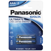 Panasonic   "EVOLTA" AAA Blister *2, Alkaline, LR03EGE/2BP