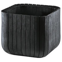 Ghiveci pentru flori Keter 56130 Cube Planter S, 29.5x29.5x29.5cm, antracit