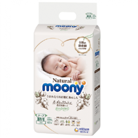 Scutece Moony Natural NewBorn  (pana la 5 kg) 63 buc