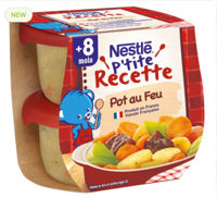 Nestle пюре запечённые овощи с говядиной, 2х200гр, (8+)