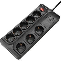 Фильтр электрический Hama 137263 8-Way, black