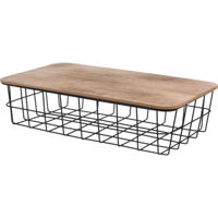 Короб для хранения H&S 51031 metalic cu capac mdf 40x23x10cm