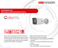 купить 8Mpx 4K 2.8mm SD-card + Mic +ColorVu + Acusense IP Camera DS-2CD2087G2-LU в Кишинёве 