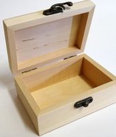 Деревянная коробка 6x9x13см