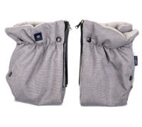 Варежки для коляски Womar Zaffiro iMove Plush Melange Light Grey