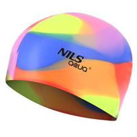 Шапочка для плавания силиконовая Nils Aqua 11-30-2 multicolor (6445)