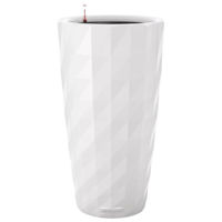 Ghiveci pentru flori Lechuza Diamante Premium, White Matt