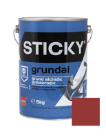 STICKY Grund Alchidic Anticoroziv Rosu-Oxid 5 kg