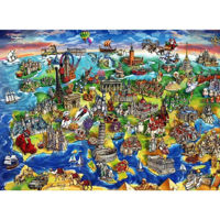 Головоломка Anatolian A4557 Puzzle 1500 elemente Europa