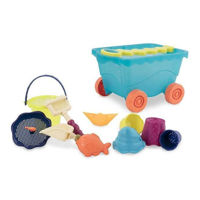 Игрушка Battat BX1596Z Set de joc pentru nisip Cărucior Мare, cod 60365