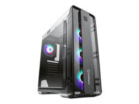 Case ATX GAMEMAX MoonLight FRGB, w/o PSU, 4x120mm FRGB fans, Fan Controller, TP, USB3.0, White