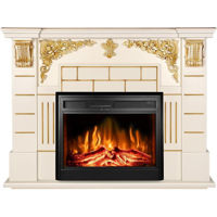 Șemineu electric ArtFlame Imperial & Carmen, 1110x1450x380 mm, Fildeş