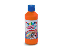 Acuarela acrilica pentru orice suprafata Carioca 250 ml, portocalie