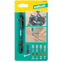 Набор головок, бит, насадок Wolfcraft 8736000 Suport pentru micro-biti
