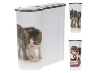 Cutie pentru hrana animalelor inalt 4l, 25X12X25cm, plastic