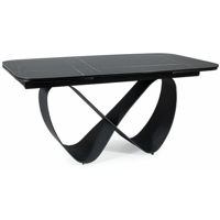 Masă Signal Infinity Ceramic 160(240)*95 czarny/czarny