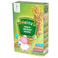 Heinz terci de ovăz fără lapte cu prebiotice, 5+ luni, 200 g