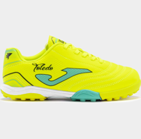 Ghete de fotbal JOMA - TOLEDO JR 2411 LEMON FLUOR TURQUOISE TURF