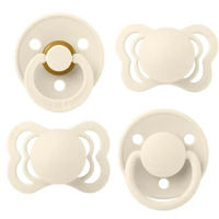 Пустышка BIBS 91340 Set 4 suzete Try-it Collection Ivory (0-6 luni)