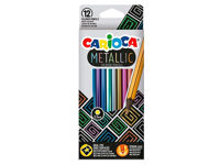 Set creioane colorate12buc Carioca Metallic