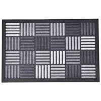 Придверный коврик Luance 50418 40x60cm Клетка сер нейл/резина