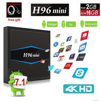 купить H96 mini TV Box - BLACK (Amlogic S905W 2GB RAM + 16GB ROM 2.4G + 5G WiFi BT 4.0 Support 4K H.265) в Кишинёве 