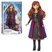 Кукла Disney E6952 Frozen Anna: Miracolul de toamnă cu rochie luminoasă