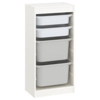 Короб для хранения Ikea Trofast 46x30x94 White/Grey