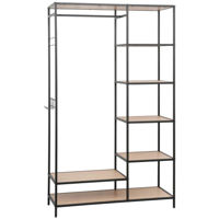 Офисный стеллаж Deco Regan 103x43x173H Oak/Black