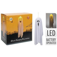 Декор Promstore 53775 Suvenir Halloween Fantoma cu iluminare, 18x18x90cm