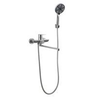 Смеситель для ванны Frap Frap F 22806 (cada git lung) Inox