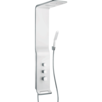 Hansgrohe Raindance Lift 180 Panou de duș cu 2 jeturi cu termostat, alb / crom