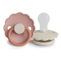 Suzeta din silicon Frigg (6-18 luni) Biscuit & Cream