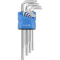 Набор ручных инструментов Hoegert Set chei cu profil TORX 9 buc. HT1W830