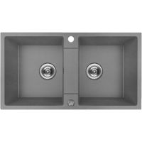 Chiuvetă bucătărie Backer Nona Duo Grey 800x440