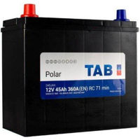 Автомобильный аккумулятор TAB POLAR 45Ah 360EN 237x127x205/226 -/+ (54523)