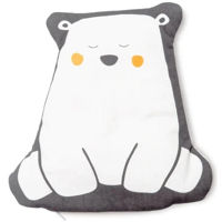 Комплект подушек и одеял Doomoo SY8 Perna termica anti-colici din bumbac organic, cu interior din samburi naturali Snoogy Bear