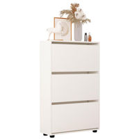 Raft pentru încălțăminte Mobildor-Lux Leo 100x27x125H cm White