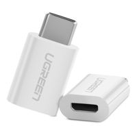 Адаптер для мобильных устройств Ugreen 30154 USB-C to Micro USB Adapter, White