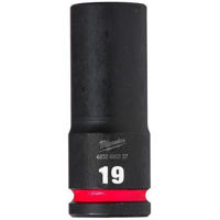 Набор головок, бит, насадок Milwaukee 4932480337 Торцевой ключ Shockwave 1/2" 19 мм